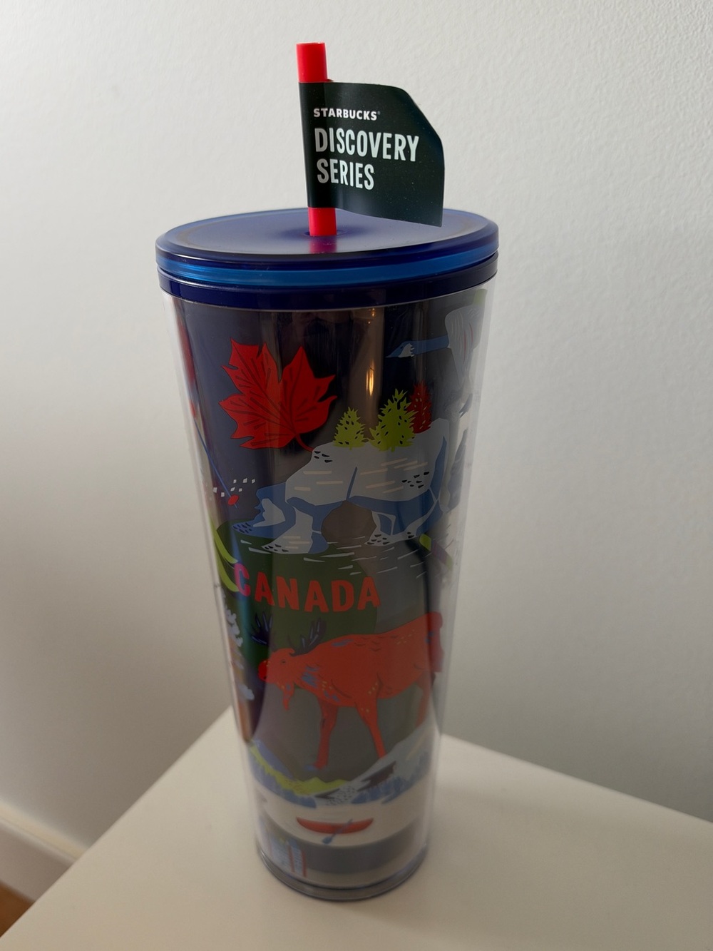 Starbucks Canada Discovery Series 24 oz Venti Cold Cup Tumbler with Straw